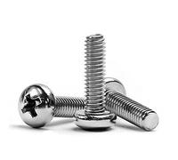 MroMax M4 x 14 mm viti lunghe a macchina Pan Phillips a croce vite 304 in acciaio inox bulloni di fissaggio argento grigio 20 pezzi