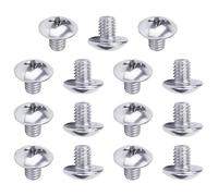 MroMax M4 x 5 mm viti a macchina Phillips croce testa rotonda vite 304 in acciaio inox bulloni di fissaggio 15pz
