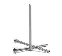 MroMax M4 x 70 mm viti a macchina Pan Phillips a croce vite 304 in acciaio inox bulloni di fissaggio argento grigio 20 pezzi