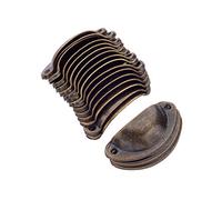 MroMax Maniglie in bronzo per cassettiere e armadietti da cucina, 5 cm di lunghezza e 2 cm di larghezza, 20 pezzi