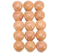 MroMax - Manopole rotonde in legno, diametro 23 mm, per mobili da cucina, per cassettiere, cassetti, armadi, legno, 15 pezzi