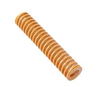 MroMax Molla di compressione per stampaggio a spirale, carico leggero, diametro esterno 18 mm, lunghezza 90 mm, gialla, 1 PEZZO