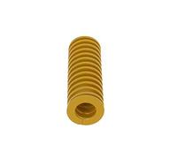 MroMax Molla di compressione per stampaggio a spirale, carico leggero, diametro esterno 22 mm, lunghezza 65 mm, gialla, 1 PEZZO