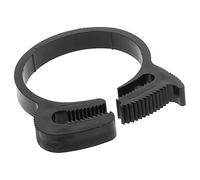 MroMax Morsetti per tubi in nylon con doppia presa a scatto, 33,5 mm-35,5 mm, regolabili, a cricchetto, per collegare, fissare, sigillare tubi e altri oggetti tubolari, nero, 8 pezzi