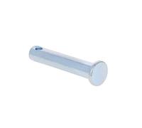 MroMax Perni a foro singolo, 8 mm x 40 mm in acciaio inossidabile 304 a testa piatta con foro perno di posizione per installazione di mobili, per uso domestico fai da te argento 10 pezzi