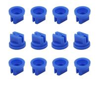MroMax Punta spray a ventola piatta, ugello in plastica a 110 gradi, apertura 0,3 mm, per spruzzatore a zaino, spray da giardino, attrezzature a spruzzo per serre agricole, 12 pezzi (blu)