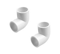 MroMax - Raccordo a gomito in PVC, 20 mm, 90 gradi, 2 pezzi