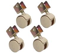 MroMax - Ruota girevole con freno a U, 4 pezzi
