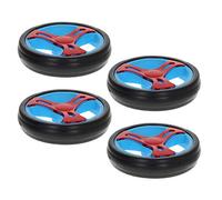 MroMax - Ruota per puleggia in plastica, diametro 150 mm, 4 pezzi