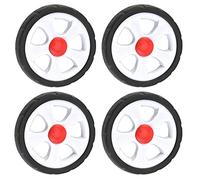 MroMax - Ruota per puleggia in plastica, diametro 155 mm, diametro 1,5 cm, diametro foro di montaggio: 4 pezzi