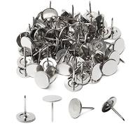 MroMax - Set di 120 chiodi per tappezzeria, 16 mm x 20 mm, con testa piatta, per mobili, divani, testiere, 160 pezzi