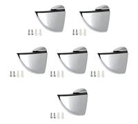 MroMax - Set di 2 morsetti in lega di zinco, per mensole e vetri, MRO190830D-0021, 6Pcs, 65x 28 x 57mm(L*W*H)