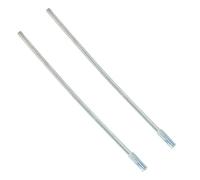 MroMax - Set di 2 staffe di supporto invisibili per mensola galleggiante M6 x 200 mm, in acciaio al carbonio temprato nascosto