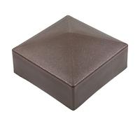 MroMax - Tappi per recinzione in plastica per legno trattato a pressione, 1 pezzo, 70 x 70 mm, colore: Marrone, MRO191109G-0096, 1Pcs Brown 70x70mm