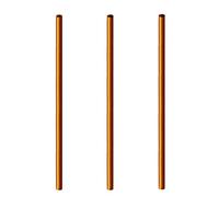 MroMax Tubo rotondo in rame lungo 50 cm, diametro interno 2 mm x diametro esterno 3 mm x lunghezza 500 mm, tubo dritto in rame rosso, asta rotonda da 50 m, per progetti fai da te, modello di