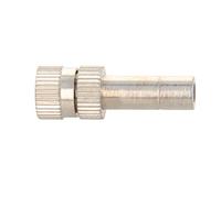 MroMax - Ugello antiappannante in ottone, diametro 0,2 mm, lunghezza 27 mm, per connettore rapido da 6 mm