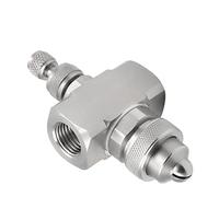 MroMax Ugello di atomizzazione dell'aria del filo femminile 1/4BSPT Ugello di nebulizzazione dell'acciaio inossidabile 304 Ugelli di punta dello spruzzo a forma di ventola del sifone da 80 gradi