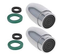 MroMax - Ugello di ricambio universale per rubinetto femmina, 2 pezzi, 16 mm