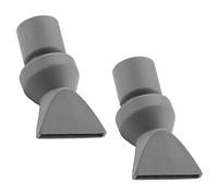 MroMax Ugello per acquario, in plastica, per pompa a becco d'anatra, uscita dell'acqua, tubo di ritorno, raccordo idraulico, grigio chiaro, 2 pezzi