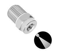 MroMax Ugello per idropulitrice, 1/4NPT filettatura 304, punta spray in acciaio inox, 1 pezzo (25 gradi, diametro foro 1,2 mm)