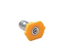 MroMax - Ugello spray per idropulitrice, 1/4", in acciaio inox, giallo, 1 pezzo (15 gradi, 1,6 mm di diametro dell'orifizio)