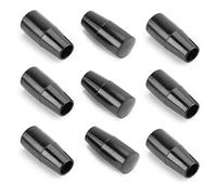 MroMax Volantino M10 Filettatura Femminile Impugnatura Maniglia Plastica 50mm/1.97" Lunghezza Nero 9pcs