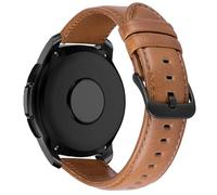MroTech 20mm Cinturino Compatibile con Samsung Galaxy Watch 4/4 Classic/5/5Pro/Galaxy Watch Active/Active 2 40mm 44mm/Galaxy Watch 3 41mm/Galaxy Watch 42mm Banda 20 mm in Vera Pelle-Vintage Marrone