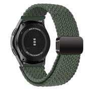 MroTech Cinturino compatibile con Samsung Galaxy Watch 3 45 mm/Galaxy 46 mm SM-R800/Huawei Watch GT2/3/4/5 46 mm cinturino 22 mm nylon magnetico Sport Loop per Gear S3 Frontier per uomo e donna, verde