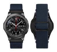 MroTech Cinturino Compatibile con Samsung Galaxy Watch 46mm/Galaxy Watch 3 45mm/Gear S3 Frontier Banda 22 mm di Ricambio per Stratos/Stratos2/2/2S/Pace/GTR 47mm/GTR 2/GTR 2e Braccialetto-Nylon Blu