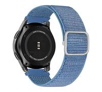 MroTech Compatibile con Samsung Gear S3 Frontier/Galaxy Watch 3 45mm/Galaxy Watch 46mm Cinturino 22 mm di Ricambio per Stratos/Stratos2/2/2S/Pace/GTR 47mm/GTR 2/GTR 2e Braccialetto-Tessuto Lago Blu