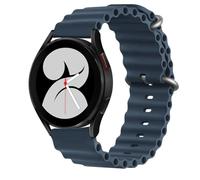 MroTech Ocean Loop Compatibile con Samsung Galaxy Watch 4/4 Classic/5/5 Pro/3 41mm Cinturino ricambio per Galaxy Watch Active/Active2 Band 20mm Cinturino Silicone Sport Bracciali 20 mm,Ciano roccioso