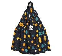 MROWYC Lucky Star - Mantello/mantello con cappuccio, per feste e cosplay, mantello a tema