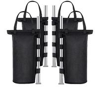 Mrrihand 4-Set Sacco di Sabbia, Pesi per Tenda Gazebo di 1680D Oxford Panno, con Cinghia Lunga per Qualsiasi Tenda Pop-up Outdoor Gazebo Ombrelloni Piscina Scala