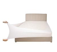 Mrs Awesome Stretch Jersey Box Spring Cover Wrap Around, Bed Skirt Alternative, Ultra Soft & Wrinkle Resistant, Full/Full XL, White