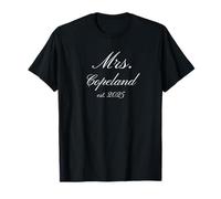Mrs. Copeland 2025 Wedding Engagement 1000 Collezione di nomi" Maglietta