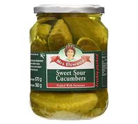 Mrs Elswood - Sweet Sour Cucumbers Pickled with Sweetener - 670g