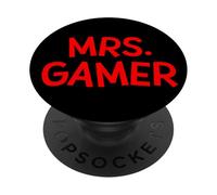 Mrs. Gamer Wedding Engagement Announcement Gift For Her PopSockets PopGrip Adesivo