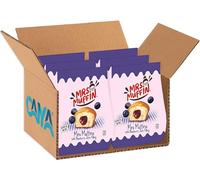 Mrs. Muffin Blueberry Mirtillo Mini Muffins con Ripieno di Marmellata di Mirtilli 200g [BOX con 6 Confezioni]