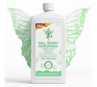 Mrs. SHINY - Alcol Isopropilico 70% con acqua distillata al 30% - Alcool detergente ad alta purezza | Alcool Isopropilico ideale per pulizia e sgrassatura - 750ml