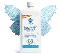 Mrs. SHINY® Alcol Isopropilico 99,9% Detergente Sgrassante, 750ml | Sgrassante e solvente per elettronica, display e stampanti 3D - evapora senza residui e non conduce corrente
