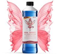 MRS. SHINY® Detergente per Vetri per Aspiragocce [500ML] - Senza Risciacquo - Pulitore Professionale - Formula Senza Schiuma - Brillantezza Perfetta Senza Aloni - Ideale per Vetri & Specchi