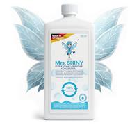 Mrs. SHINY® Detergente Ultrasuoni Concentrato per Occhiali, 750ml | Liquido detergente per apparecchi a ultrasuoni - occhiali, gioielli, orologi, protesi e bite dentali, monete, concentrato