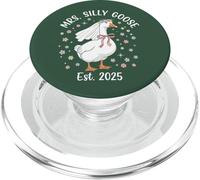 Mrs. Silly Goose Coppia Corrispondenza Matrimonio Divertente Sposa di Essere PopSockets PopGrip per MagSafe