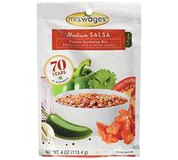 Mrs. Wages Medium Salsa Tomato Mix, 4-Ounce Packages (Pack of 6)