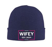 Mrs Wifey EST. 2024 Wife2024 Lover's Day Berretto in Maglia Sportivo Berretti in Maglia Leggero Cappello Invernale per Ciclismo Sci Corsa
