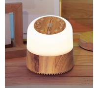 MRSCOZ Macchina del rumore bianco con 32 suoni lenitivi, luci notturne a 8 colori con tocco di impronte digitali, timer di spegnimento automatico, volume regolabile, macchina del suono del sonno per