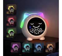 MRSCOZ Sveglia per bambini con lettore musicale Bluetooth e orologio digitale, per la camera dei bambini, sveglia per bambini con luce di risveglio