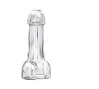 MRSTORY Cocktail a Forma di Pene Divertente Design Unico Design Alto Borosilicato in Vetro Coppa per Le Feste Bachelor Nights Bar Events Dimensioni 6x15 Cm (Colore Assortito)