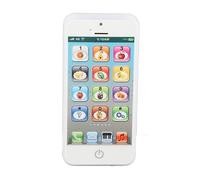 MRSTORY Giocattolo Telefonico per Bambini Simulato per Telefono Cellulare a Forma di Musica Chiara Fresca Luce Inglese Giocattolo Cellulare Inglese per Bambini Viaggiare in Plastica