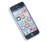 MRSTORY Giocattolo Telefonico per Bambini Simulato per Telefono Cellulare a Forma di Musica Chiara Fresca Luce Inglese Giocattolo Cellulare Inglese per Bambini Viaggiare in Plastica (#1)